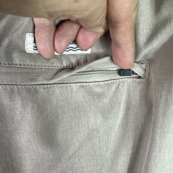 Fair Harbor Men's M Pull On Straight Leg Pant Beige EUC Inseam 31" - Picture 7 of 11